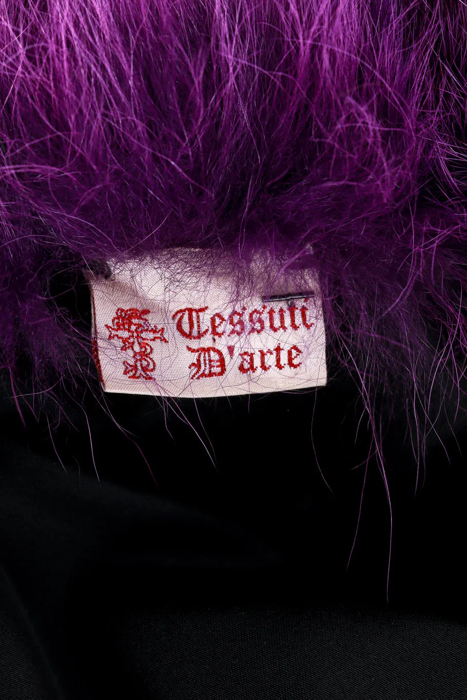 Velvet Brocade Fox Fur Cape