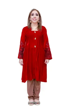 Velvet Salwar Kameez Suit