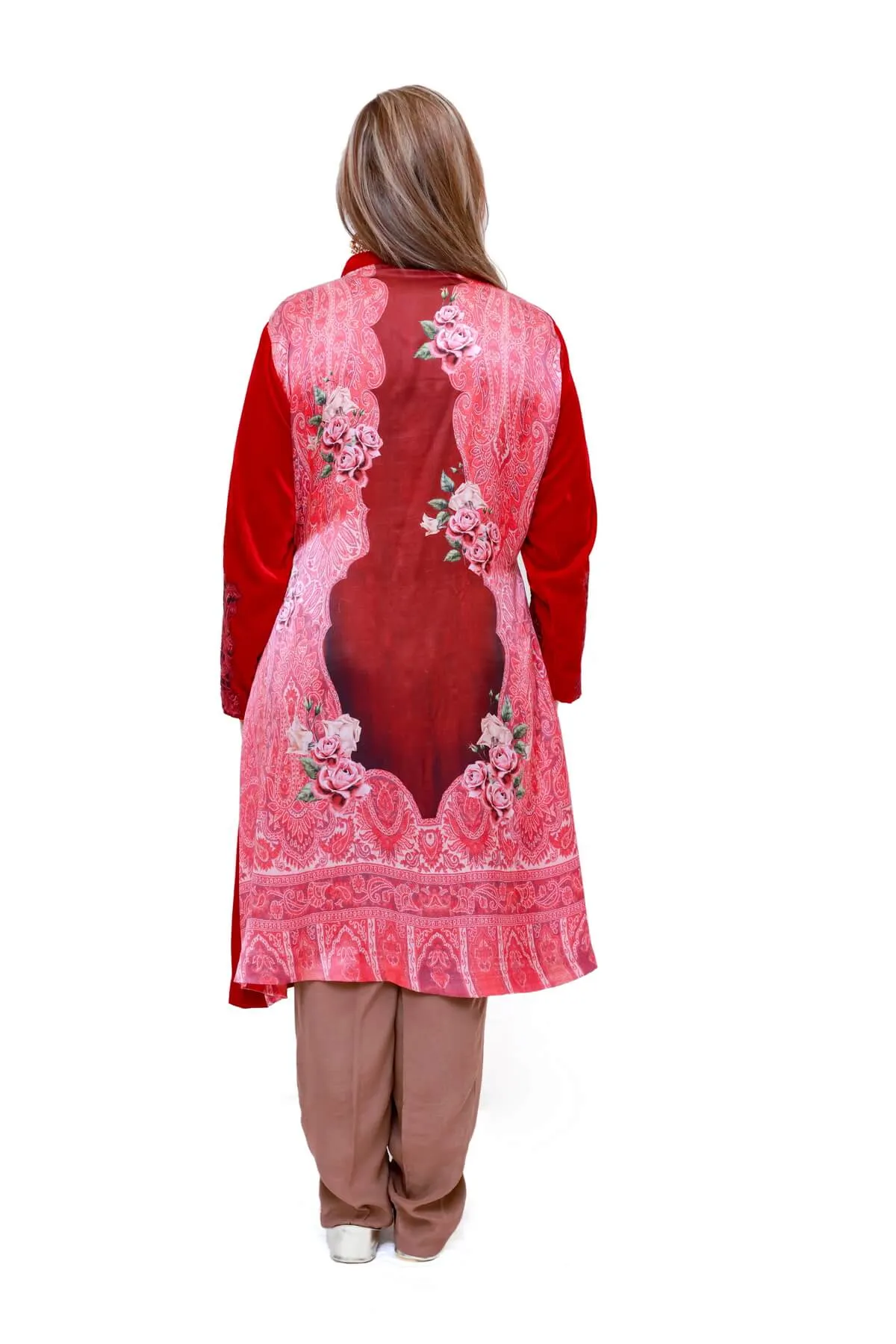 Velvet Salwar Kameez Suit