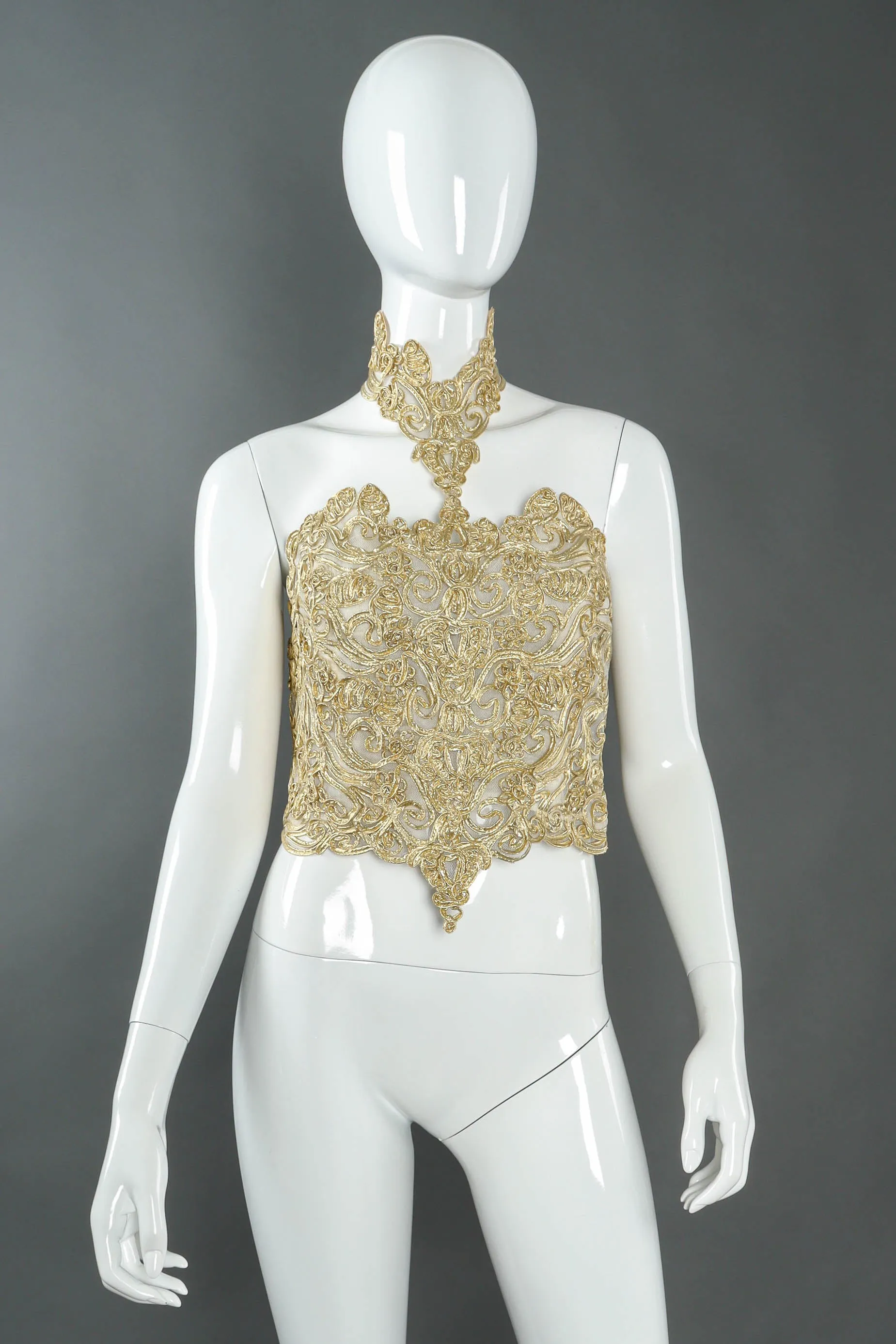 Venetian Corset Crop Top