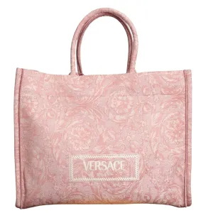 VERSACE- NWT Pink Barocca Athena Tote