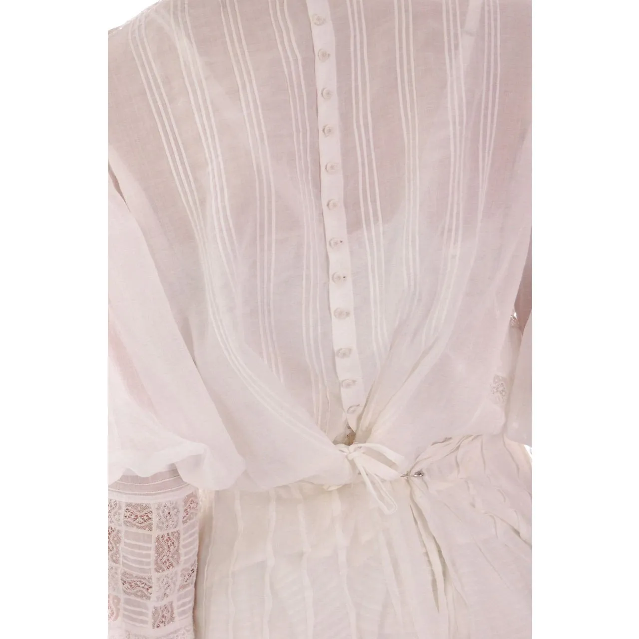 Victorian White Lawn  Lace Fancy Ladies Summer/Wedding  Dress 34-20-Free