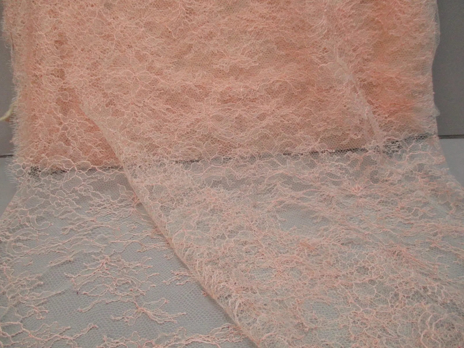 Vintage 1930s Silk Lace Yardage