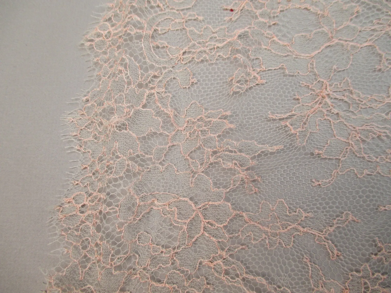 Vintage 1930s Silk Lace Yardage