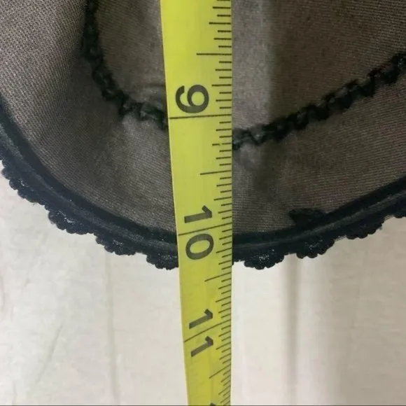 Vintage 60s JC Penney Lace Open Back Bustier 36A