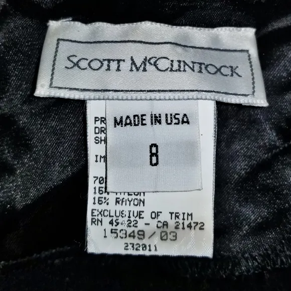 Vintage Scott McClintock Cropped Velvet Bejeweled Gold Trimmed Bolero Jacket