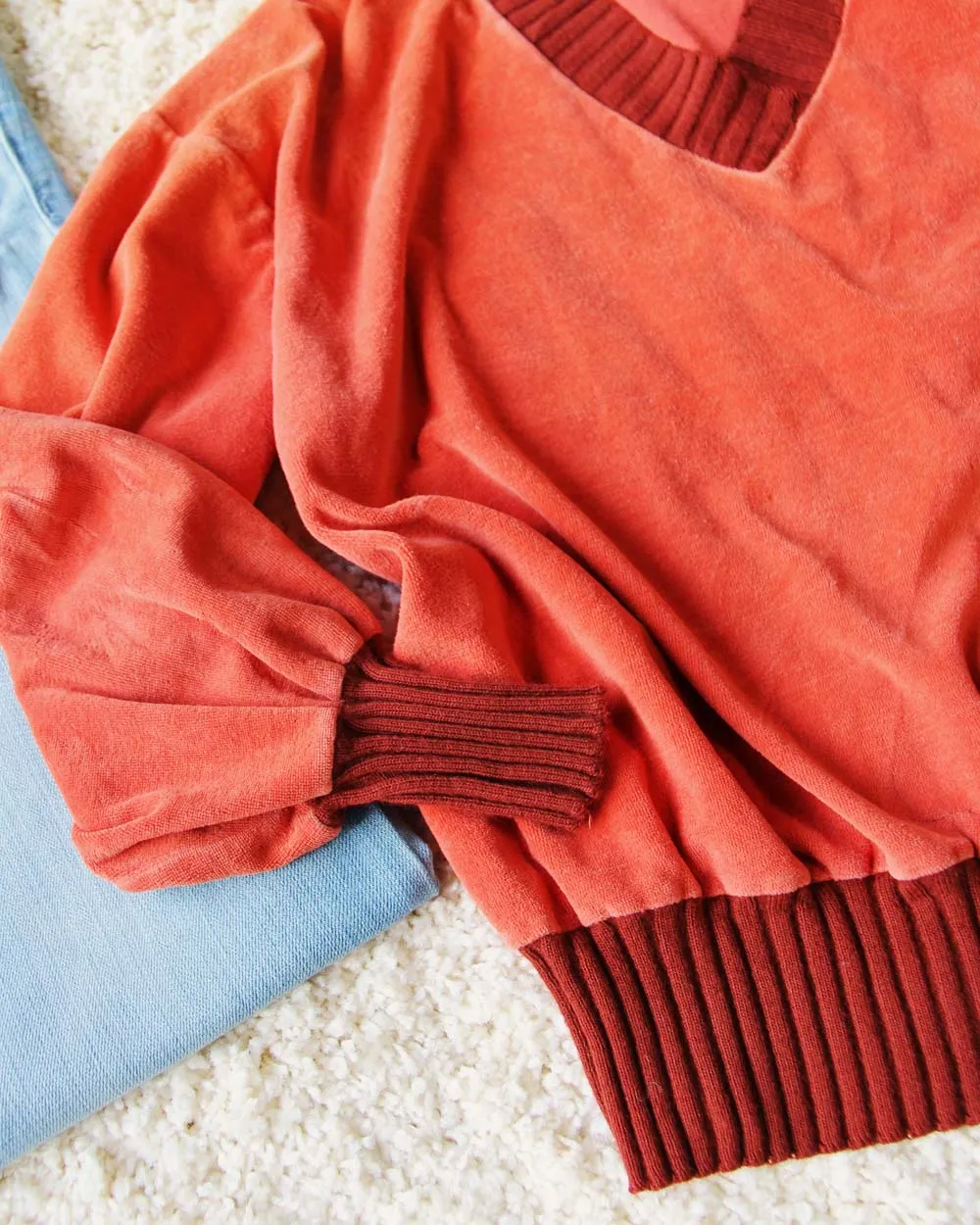 Vintage Velvet 70's Top