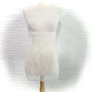 VINTAGE Victoria’s Secret Bridal Eyelet Lace Lingerie Slip Gown Chemise Size Med