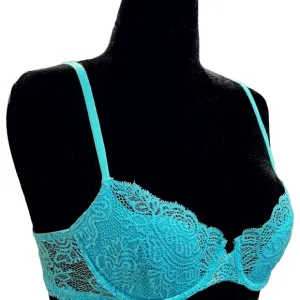 Vintage Victoria's Secret Very Sexy Pushup Without Padding Bra | Turquoise | 36B