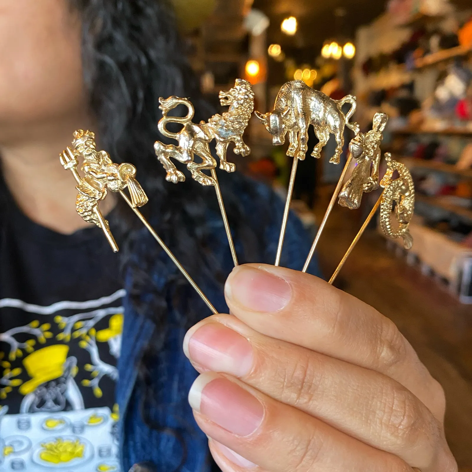 Vintage Zodiac Hat Pin
