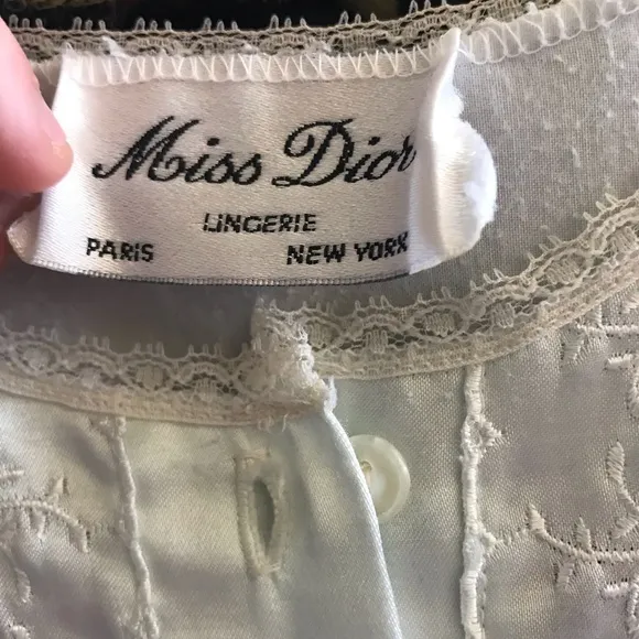 VTG Miss Dior Christian Dior Lingerie Nightgown