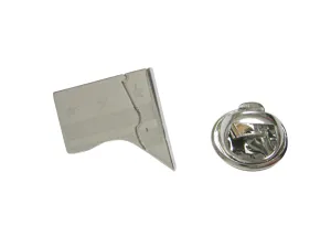 Washington DC Map Shape and Flag Design Lapel Pin