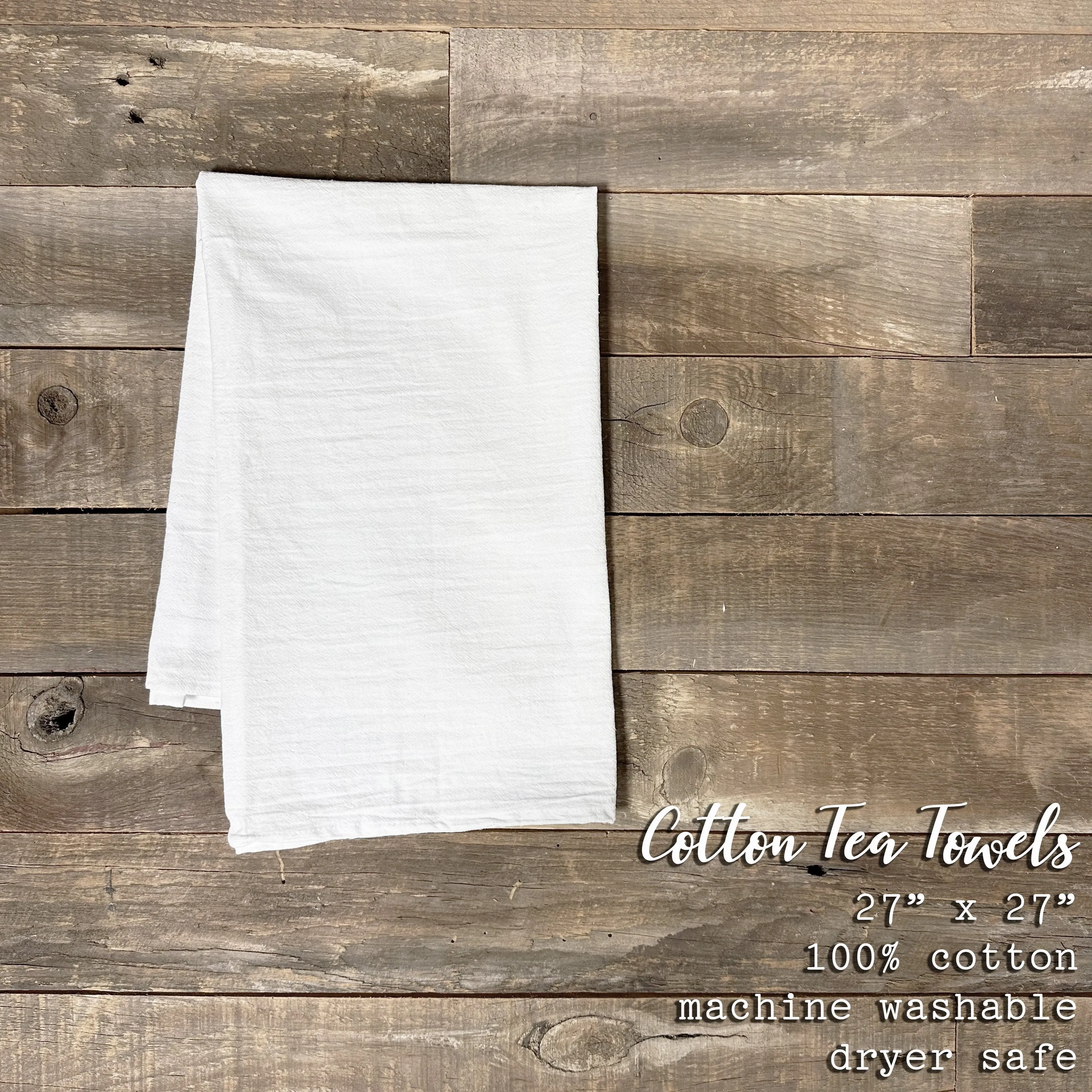 Watercolor Leaf Bouquet - Cotton Tea Towel