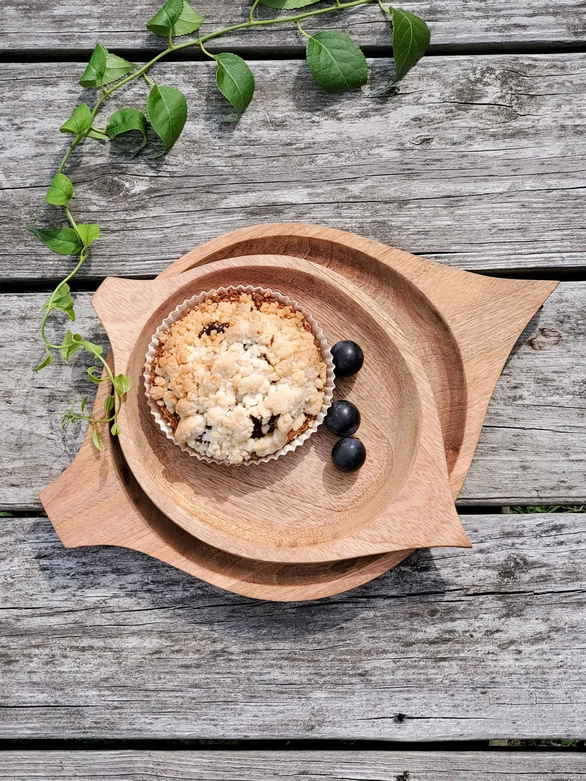 Wooden Leaf Plate - Set Of 2