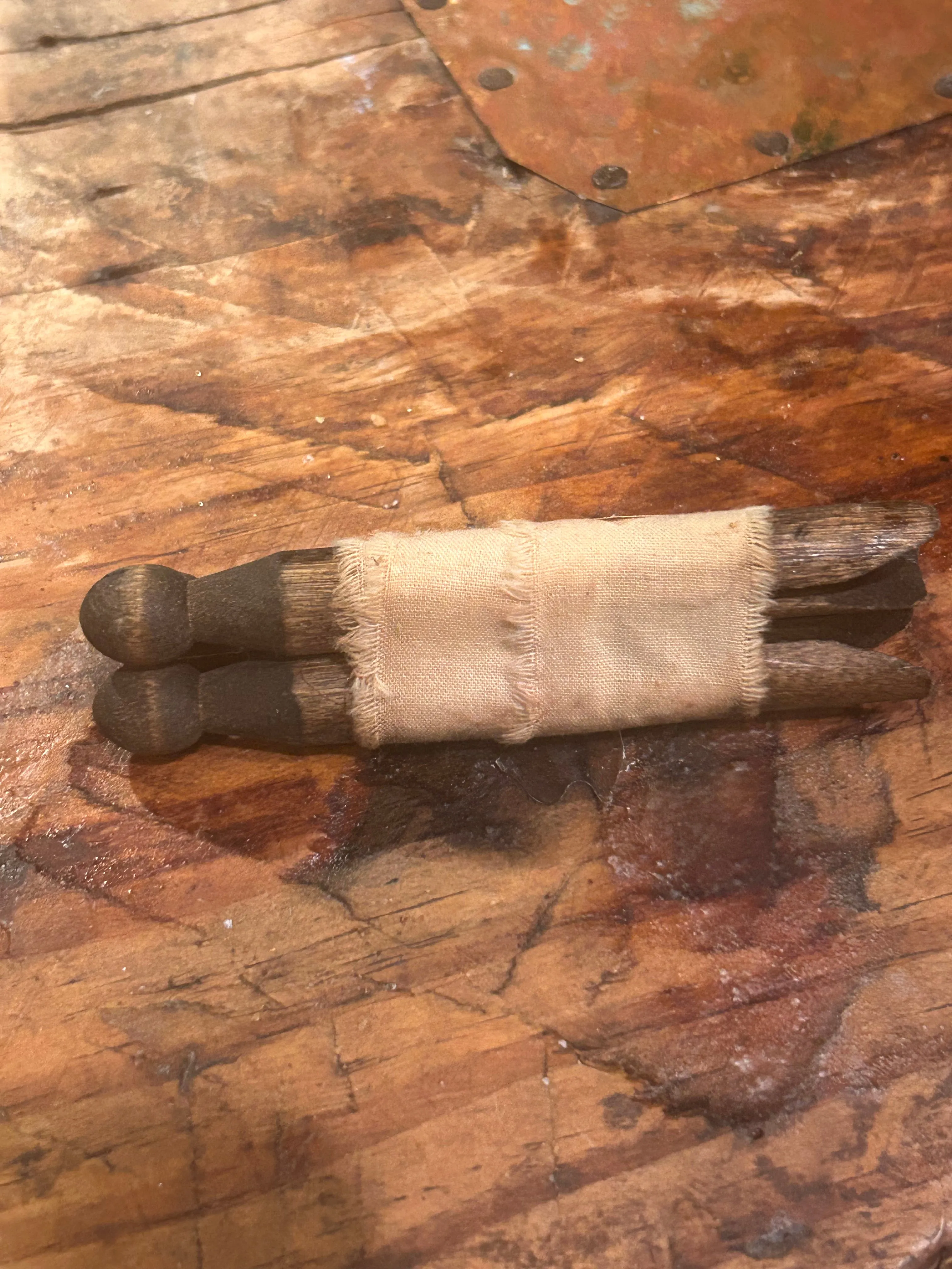 Wrapped clothespins