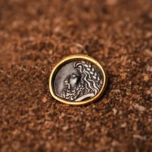 Zeus Silver Brooch pin by MOHA