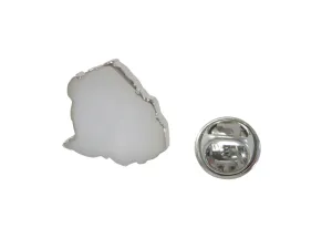 Zimbabwe Map Shape Lapel Pin
